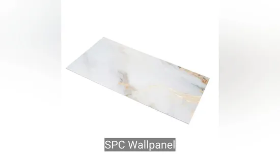 Panneau mural en plastique SPC/PVC durable pour une décoration intérieure moderne, prix direct usine
