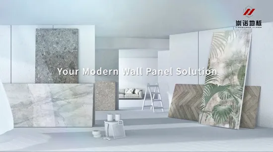 Panneau mural durable en PVC/SPC avec une superbe finition en grain de marbre