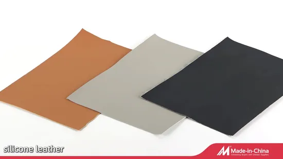 Cuir de silicone de style moderne dans plusieurs textures pour le design