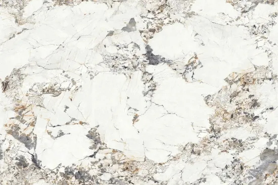 Panneau mural WPC aspect marbre avec renfort en bambou