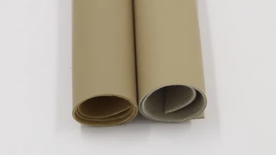 Nouveautés 1,4 mm en similicuir gaufré PVC synthétique pour tige de chaussure