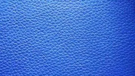 Cuir véritable gaufré Lichee, microfibre au toucher pour canapé